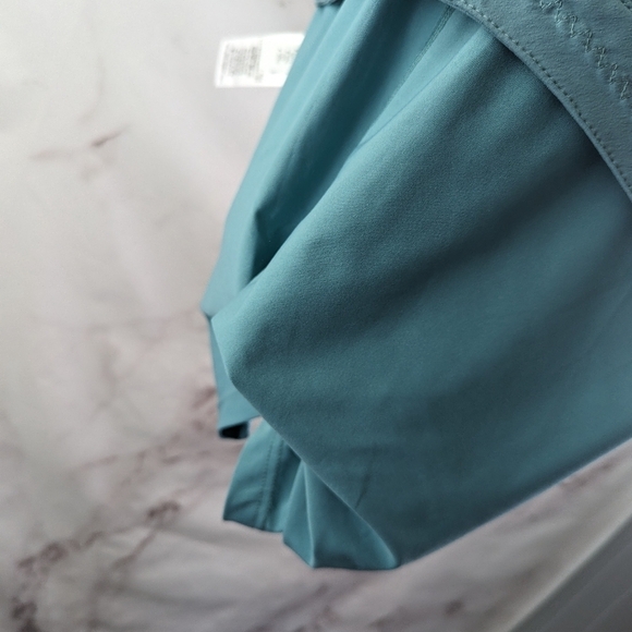 Eddie Bauer Skirt Womens 8 Blue Skort Travex Built In Shorts Spandex Nylon - Picture 10 of 11